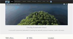 Desktop Screenshot of 1bigsustainableisland.org
