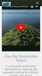 Mobile Screenshot of 1bigsustainableisland.org