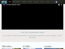 Tablet Screenshot of 1bigsustainableisland.org